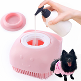 Pet spa bathing brush for dogs and cats