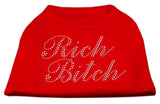 Rich Bitch - Rhinestone Shirts